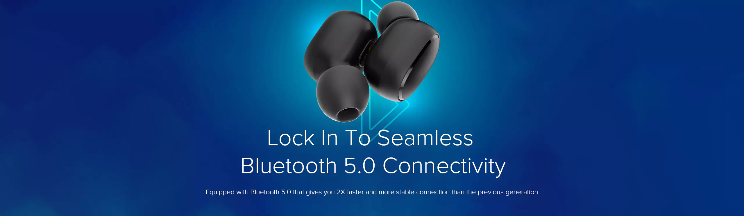 zopic Redmi Earbuds 2C Truly Wireless in black color Ear Earbuds with Mic, Bluetooth 5.0, Up to 12 Hours Playback, IPX4 Splash & Sweat Proof, Light Weight, Touch Control & Supports Voice Assistance