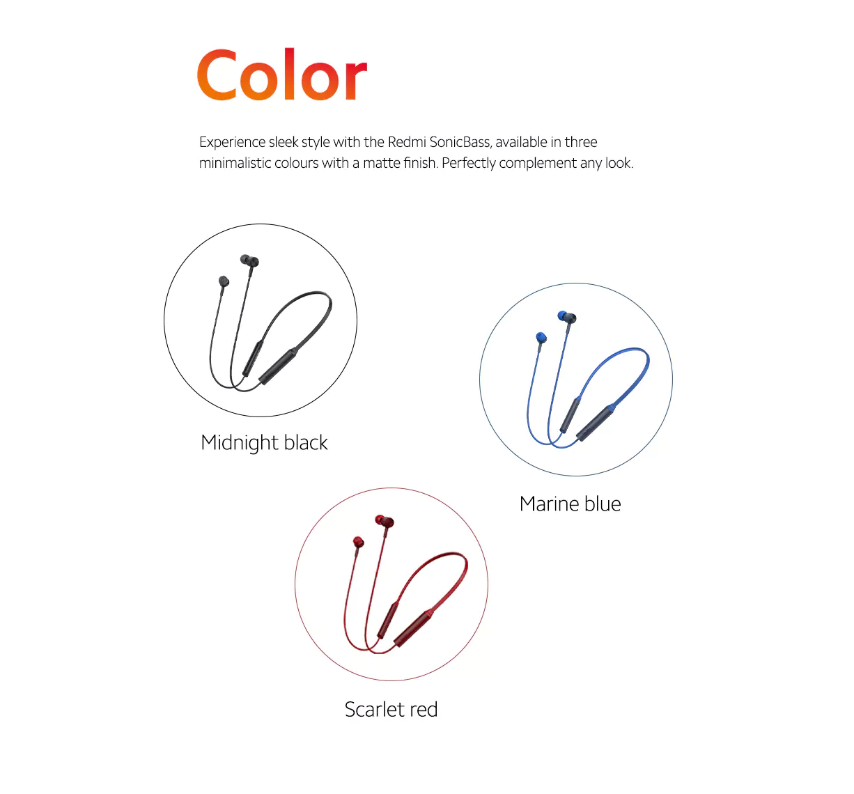 zopic Redmi SonicBass Neckband Wireless in Ear Earphones with Mic Noise Cancellation, IPX4 Splash & Sweat Proof, Multi-Point Dual Pairing, Light-Weight Neckband, Bluetooth 5.0 & Up to 12 hrs of Playback Time