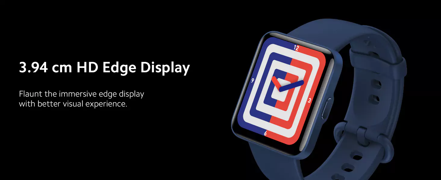 zopic Redmi Watch 2 Lite smartwatch black color - 3.94 cm Large HD Edge Display, Multi-System Standalone GPS, Continuous SpO2, Stress & Sleep Monitoring, 24x7 HR, 5ATM, 120+ Watch Faces, 100+ Sports Modes, Women's Health