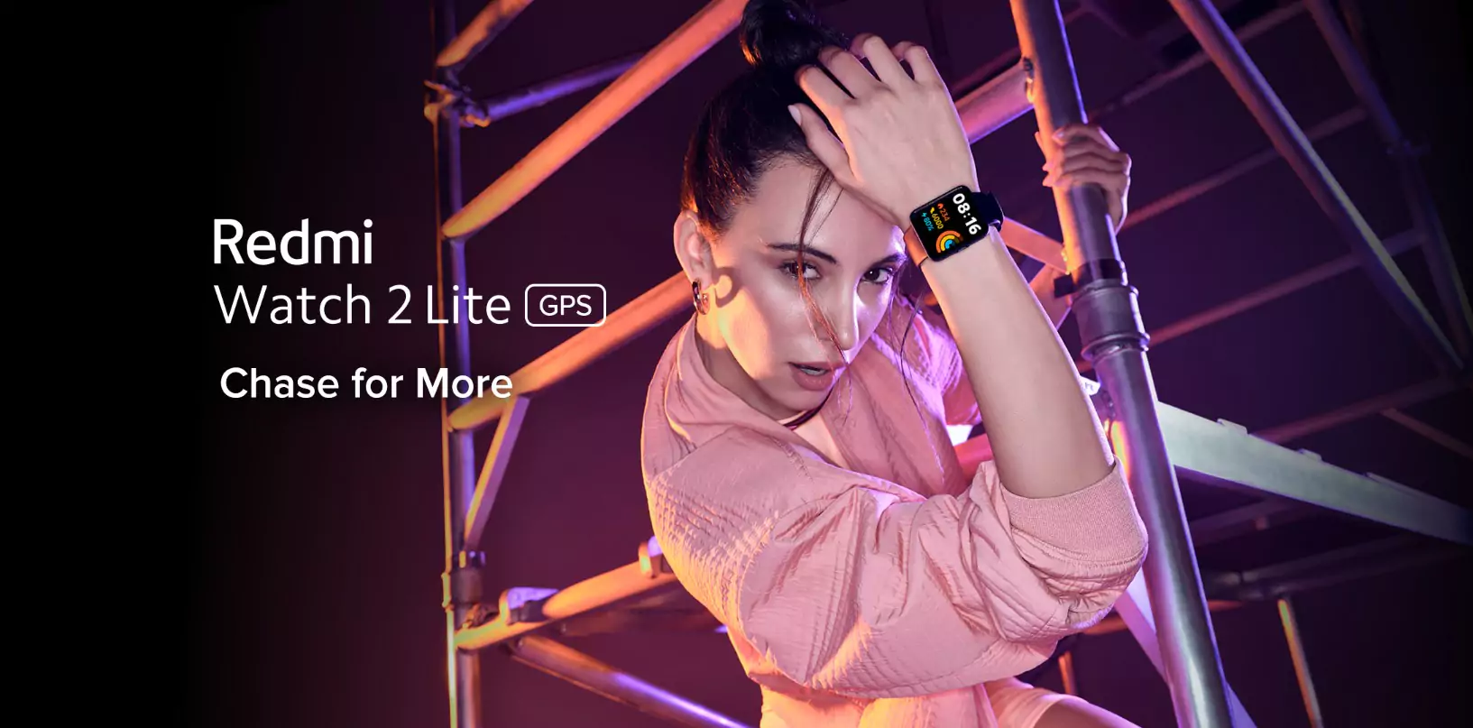 zopic Redmi Watch 2 Lite smartwatch black color - 3.94 cm Large HD Edge Display, Multi-System Standalone GPS, Continuous SpO2, Stress & Sleep Monitoring, 24x7 HR, 5ATM, 120+ Watch Faces, 100+ Sports Modes, Women's Health