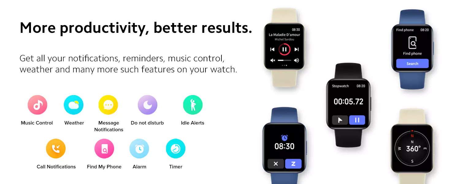 zopic Redmi Watch 2 Lite smartwatch black color - 3.94 cm Large HD Edge Display, Multi-System Standalone GPS, Continuous SpO2, Stress & Sleep Monitoring, 24x7 HR, 5ATM, 120+ Watch Faces, 100+ Sports Modes, Women's Health
