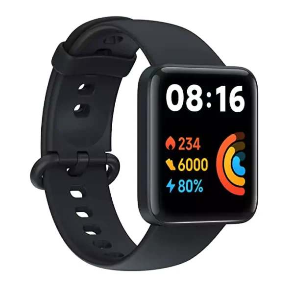 zopic Redmi Watch 2 Lite smartwatch black color - 3.94 cm Large HD Edge Display, Multi-System Standalone GPS, Continuous SpO2, Stress & Sleep Monitoring, 24x7 HR, 5ATM, 120+ Watch Faces, 100+ Sports Modes, Women's Health
