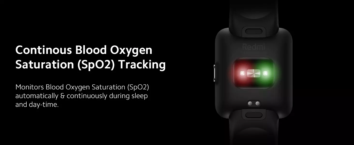zopic Redmi Watch 2 Lite smartwatch black color - 3.94 cm Large HD Edge Display, Multi-System Standalone GPS, Continuous SpO2, Stress & Sleep Monitoring, 24x7 HR, 5ATM, 120+ Watch Faces, 100+ Sports Modes, Women's Health