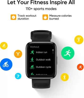 zopic realme Watch 3 Pro Smartwatch Bluetooth Calling Battery upto 10 Days Call Function 1.78" AMOLED 368 x 448p Hi-res Smart AOD with BT Calling & GPS- Zopic