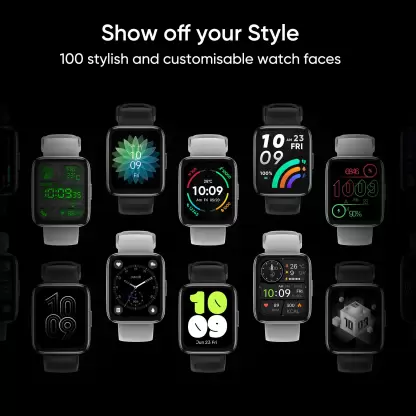 zopic realme Watch 3 Pro Smartwatch Bluetooth Calling Battery upto 10 Days Call Function 1.78" AMOLED 368 x 448p Hi-res Smart AOD with BT Calling & GPS- Zopic