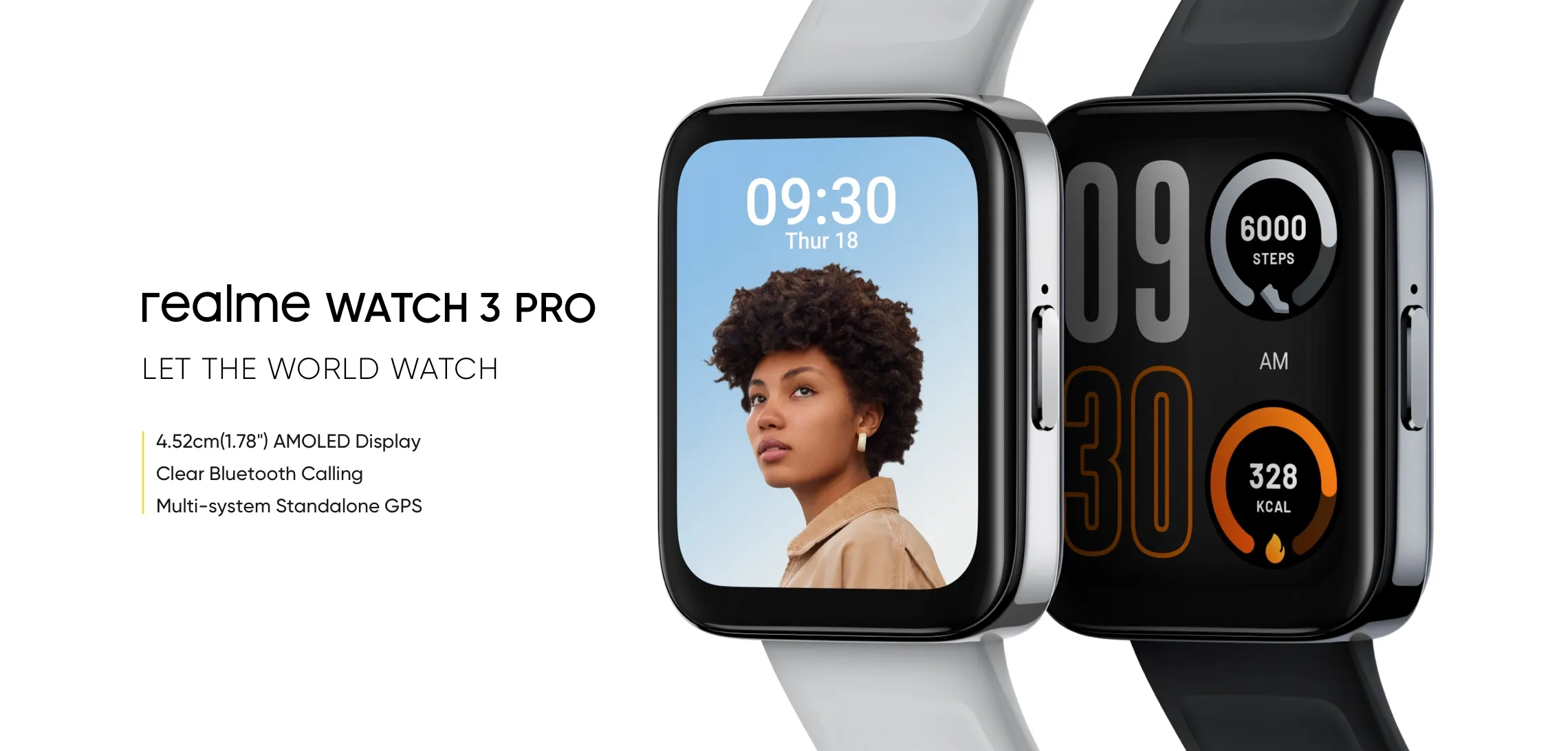 zopic realme Watch 3 Pro Smartwatch Bluetooth Calling Battery upto 10 Days Call Function 1.78" AMOLED 368 x 448p Hi-res Smart AOD with BT Calling & GPS- Zopic