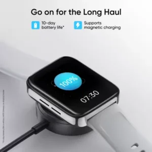 realme Watch 3 Pro Smartwatch Bluetooth Calling Battery upto 10 Days With Call Function 1.78″ AMOLED 368 x 448p Hi-res Smart AOD with BT Calling & GPS