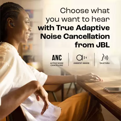 Zopic JBL Live Pro 2 Earbuds ANC True Wireless in Ear | Upto 40Hrs Playtime | Adjust EQ for Extra Bass | 6 Mics for Crystal Clear Calls | Dual Pairing | Qi Compatible | Built-in Alexa