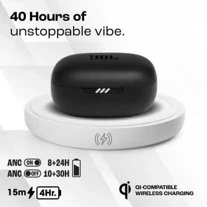 Zopic JBL Live Pro 2 Earbuds ANC True Wireless in Ear | Upto 40Hrs Playtime | Adjust EQ for Extra Bass | 6 Mics for Crystal Clear Calls | Dual Pairing | Qi Compatible | Built-in Alexa