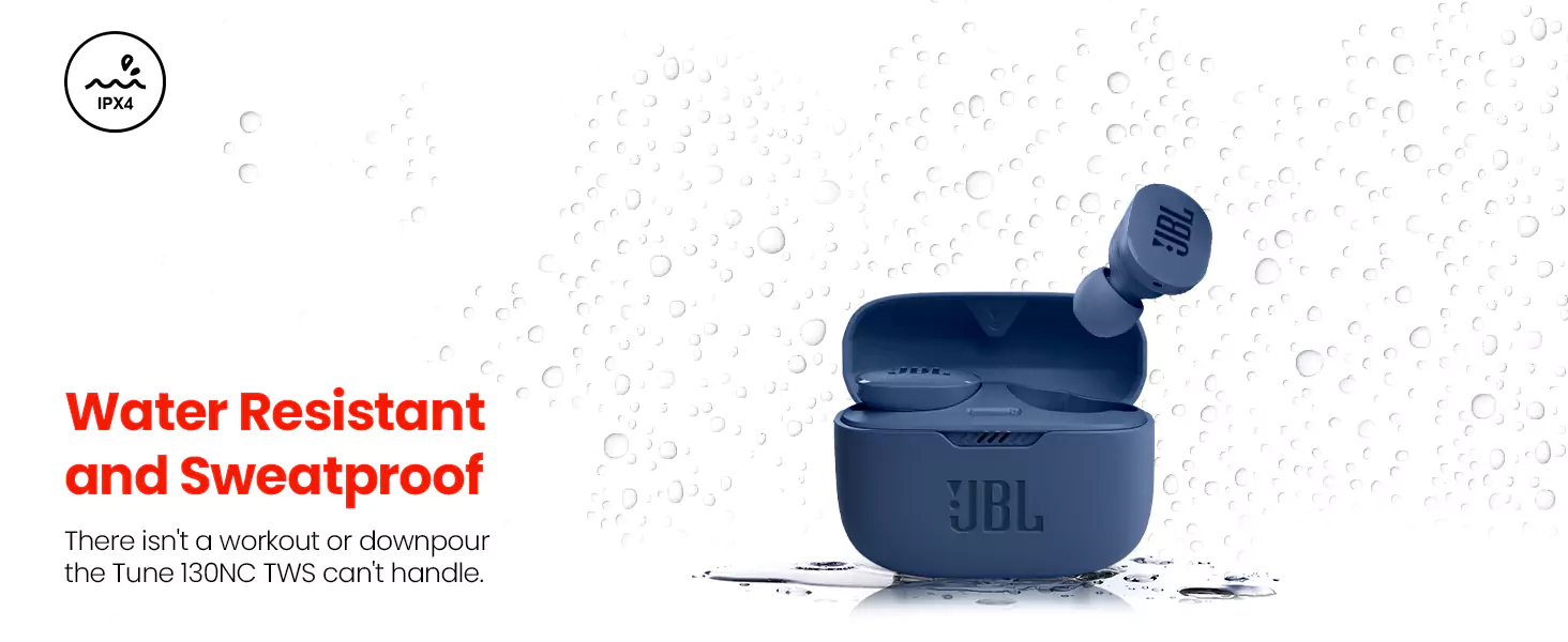 zopic JBL Tune 130NC Earbuds TWS, Active Noise Cancellation Earbuds Upto 40dB, APP - Adjust EQ for Extra Bass, Massive 40Hrs Playtime, Legendary Sound, 4 Mics for Clear Calls, Bluetooth 5.2