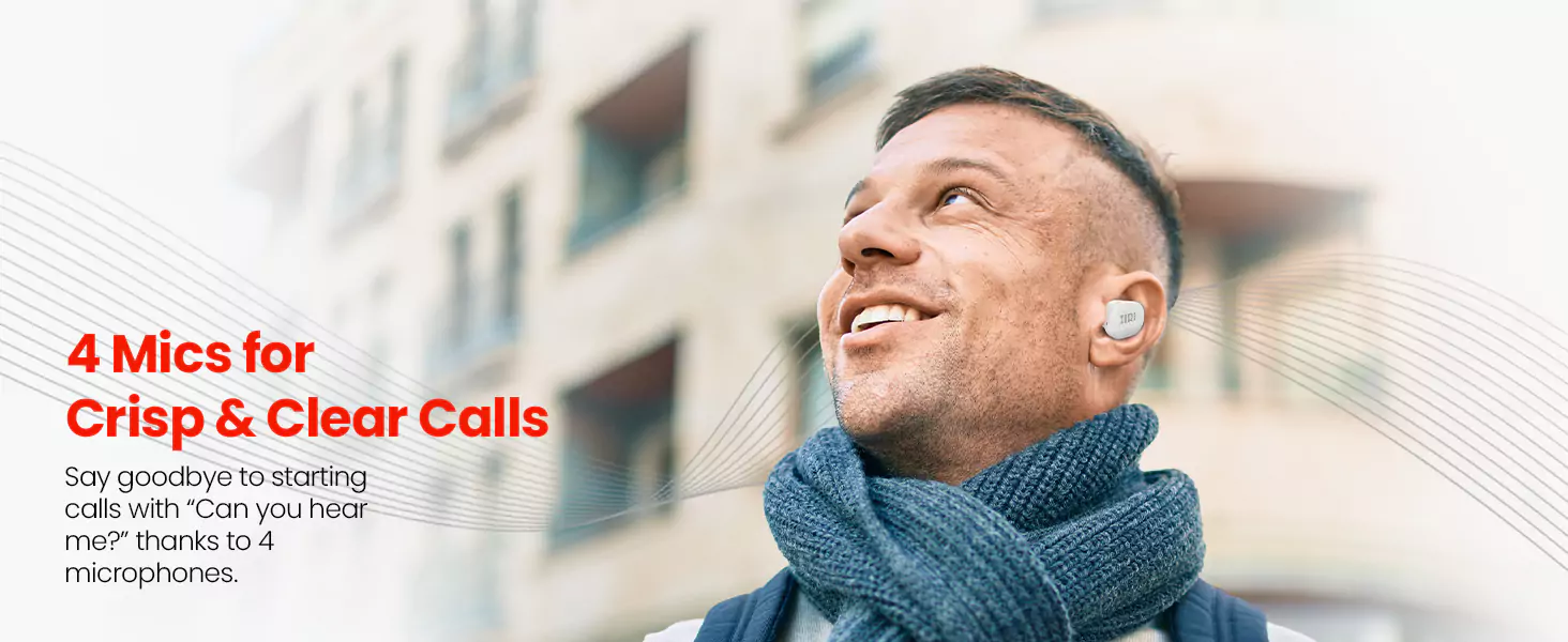 zopic JBL Tune 130NC Earbuds TWS, Active Noise Cancellation Earbuds Upto 40dB, APP - Adjust EQ for Extra Bass, Massive 40Hrs Playtime, Legendary Sound, 4 Mics for Clear Calls, Bluetooth 5.2