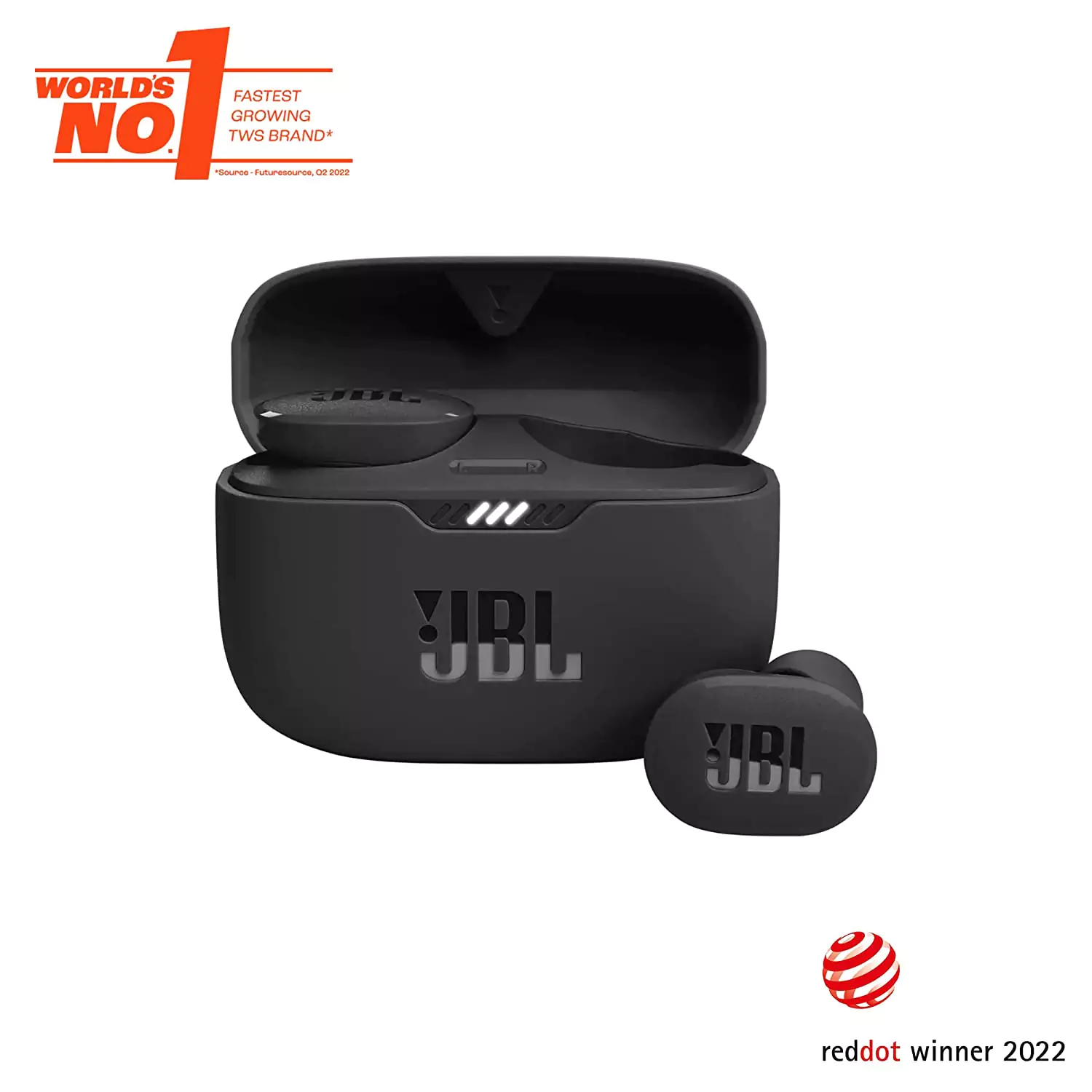 zopic JBL Tune 130NC Earbuds TWS, Active Noise Cancellation Earbuds Upto 40dB, APP - Adjust EQ for Extra Bass, Massive 40Hrs Playtime, Legendary Sound, 4 Mics for Clear Calls, Bluetooth 5.2