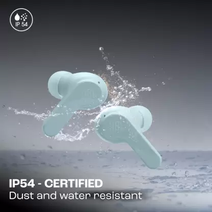 zopic JBL Wave Beam in-Ear Earbuds (TWS) with Mic, App for Customized Extra Bass EQ, 32 Hours Battery and Quick Charge, IP54 Water & Dust Resistance, Ambient Aware & Talk-Thru, Google FastPair