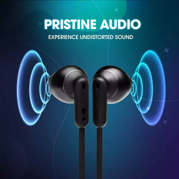 Zopic JBL Tune 215BT in Ear Bluetooth Wireless Neckband 16 Hours Playtime with Quick Charge, Earphones with Mic, 12.5mm Premium Earbuds with Pure Bass, BT 5.0, Dual Pairing, Type C & Voice Assistant Support