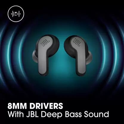 zopic JBL Wave 200 True Wireless In Ear Earbuds with Mic, 20 Hours Playtime, Deep Bass Sound, Dual Connect Technology, Quick Charge, Comfort Fit Ergonomic Design, Voice Assistant Support for Mobiles
