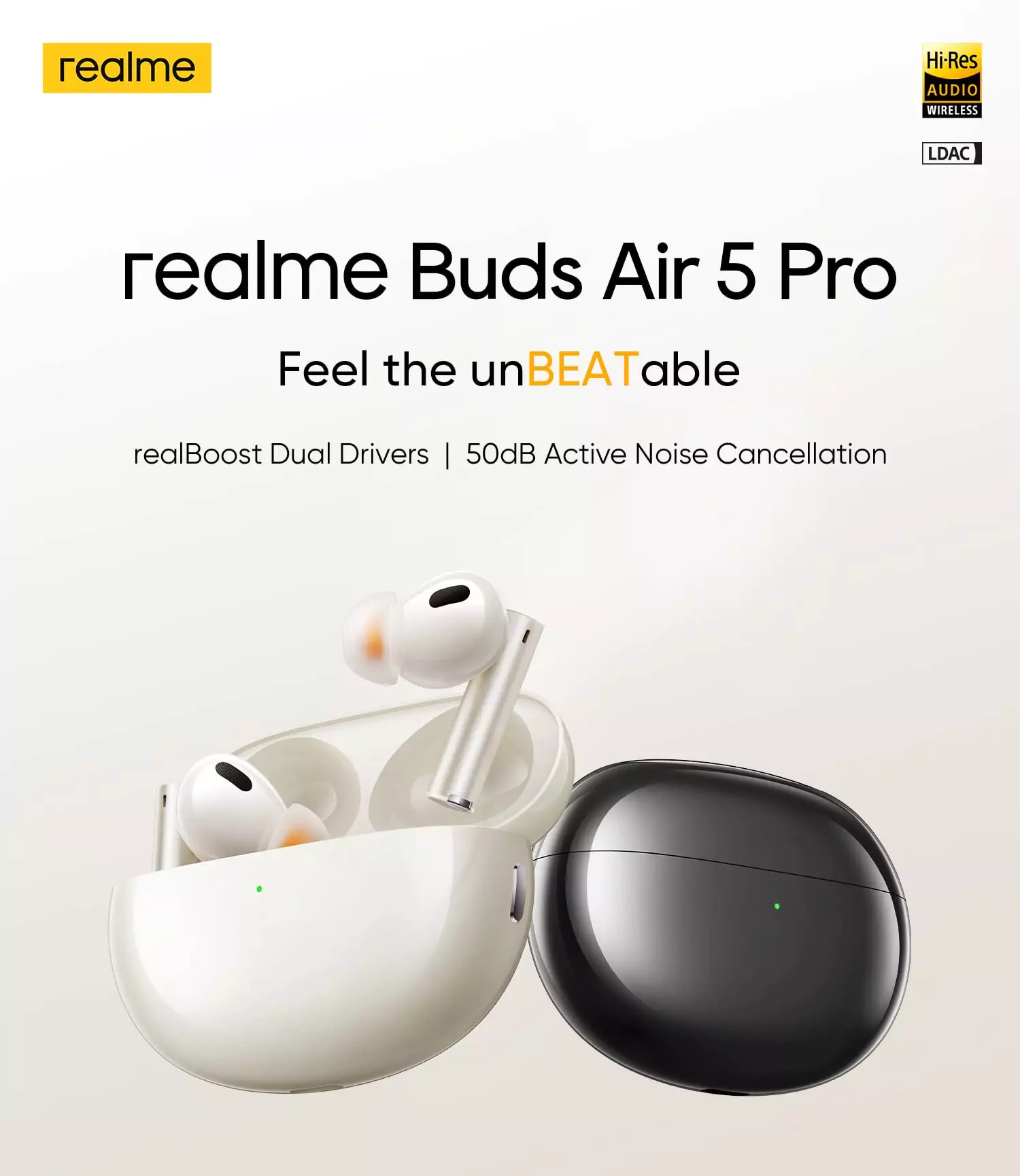 Zopic realme buds air 5 Pro 40 hours playtime, personalized audio algorithm, 50dB active noise cancellation, realboost dual drivers, 40ms super low latency, 4000Hz ultra wide band (2)