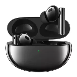 Zopic realme buds air 5 Pro black color 40 hours playtime, personalized audio algorithm, 50dB active noise cancellation, realboost dual drivers, 40ms super low latency, 4000Hz ultra