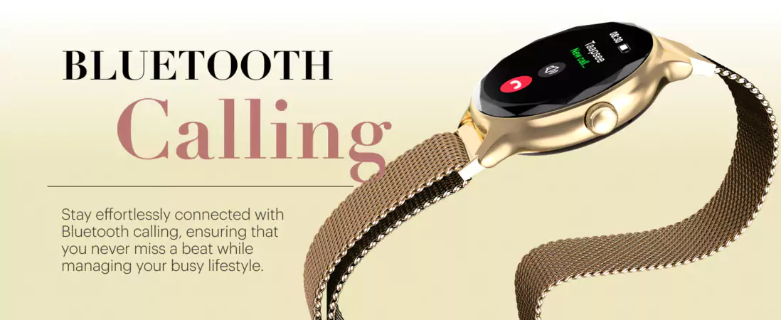 zopic Noisefit noise Diva Smartwatch for female woman girls 4-day long battery life Diamond Cut dial, Glossy Metallic Finish, AMOLED Display, Options, Female Cycle Tracker Smart (6)