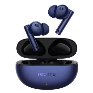 zopic realme buds air 5 Earbuds blue color 38 hours of playtime crystal clear calls 50dB active noise cancellation 12.4mm mega titanizing driver dynamic bass boost bluetooth 5.3 (1)
