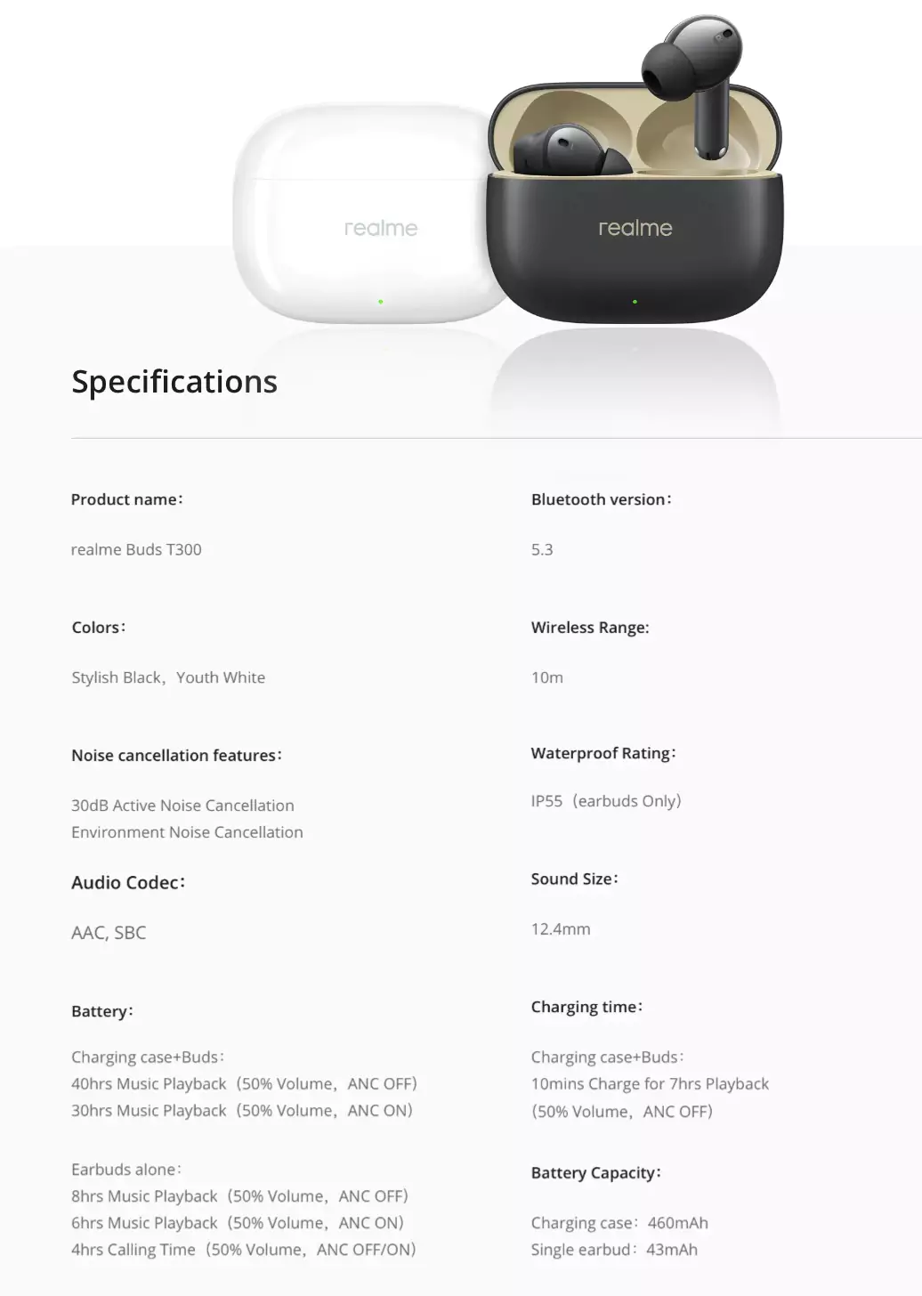 Realme earbuds charging online
