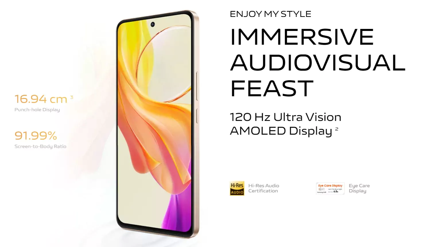 zopic Vivo Y200 5G 8GB RAM, 128GB Storage, Dual 64MP+2MP Rear Camera, 16MP Selfie Camera, FHD+AMOLED Display 16.94 cm (6.67 inch), 120Hz refresh rate, SDM Processor 4 Gen 1