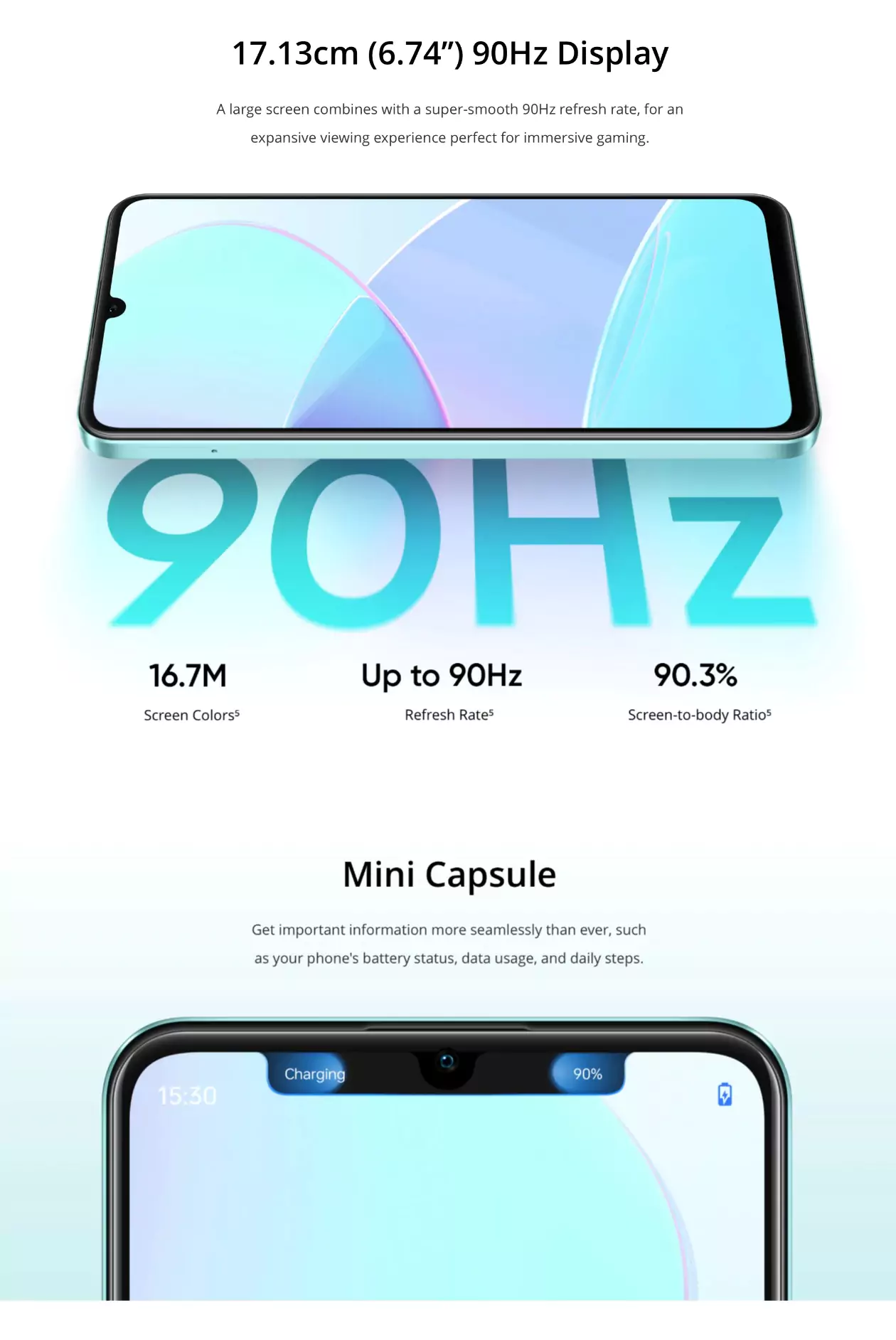 zopic realme C51 Smartphone 4GB RAM, 64GB Storage, Display 17.12 cm (6.74 inch) HD LCD, 50MP + 0.08MP, 5MP Front Camera, 5000mAh Battery & Fast Charging Mobile