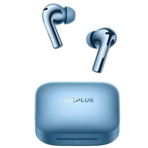 OnePlus Buds 3 Earbuds in Ear TWS Bluetooth (Blue Color) Upto 44Hrs Playback, Smart Adaptive Noise Cancellation, Upto 49dB , Hi-Res Sound Quality, Sliding Volume Control, 10mins for 7 Hours Fast Charging