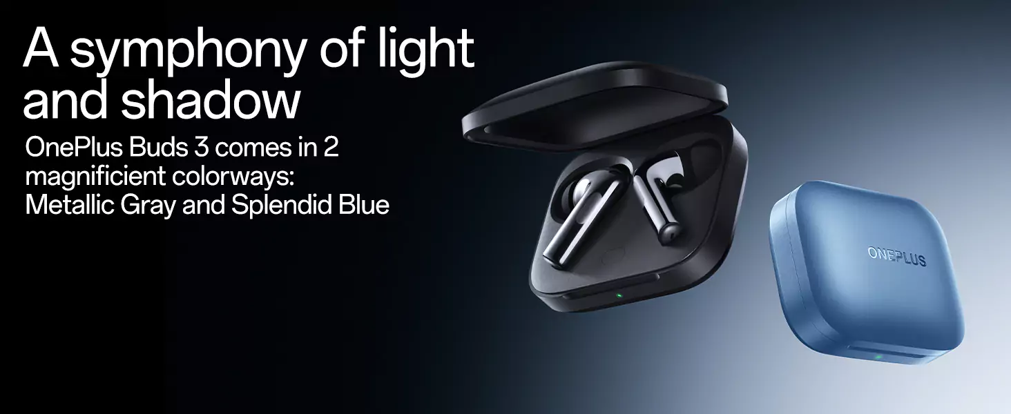 zopic OnePlus Buds 3 Earbuds in Ear blue color greTWS Bluetooth Upto 44Hrs Playback, Smart Adaptive Noise Cancellation, Upto 49dB , Hi-Res Sound Quality, Sliding Volume Control, 10mins for 7 Hours Fast Charging (7)