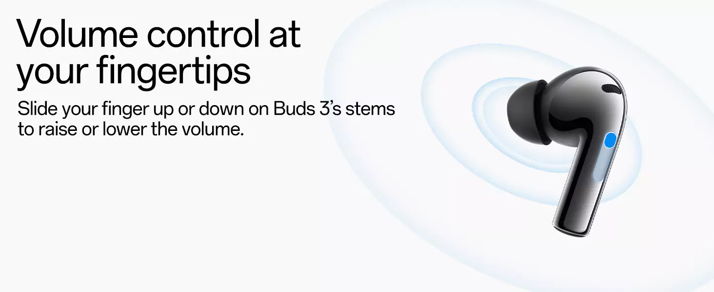 zopic OnePlus Buds 3 Earbuds in Ear blue color greTWS Bluetooth Upto 44Hrs Playback, Smart Adaptive Noise Cancellation, Upto 49dB , Hi-Res Sound Quality, Sliding Volume Control, 10mins for 7 Hours Fast Charging (7)