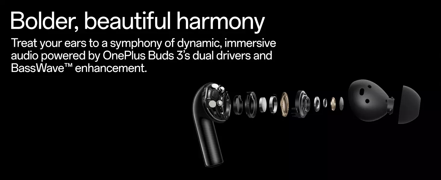 zopic OnePlus Buds 3 Earbuds in Ear blue color greTWS Bluetooth Upto 44Hrs Playback, Smart Adaptive Noise Cancellation, Upto 49dB , Hi-Res Sound Quality, Sliding Volume Control, 10mins for 7 Hours Fast Charging (7)