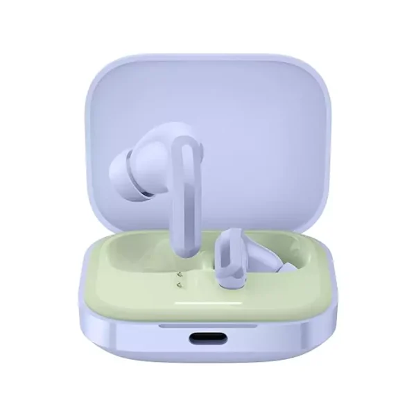 zopic Redmi Buds 5 Truly Wireless purple color Bluetooth Ear Buds (TWS) with Upto 46dB Hybrid Noise Cancellation, Dual-Mic AI Call Enhancement,10mins for 4Hours Fast Charging with Upto 38Hrs Playback