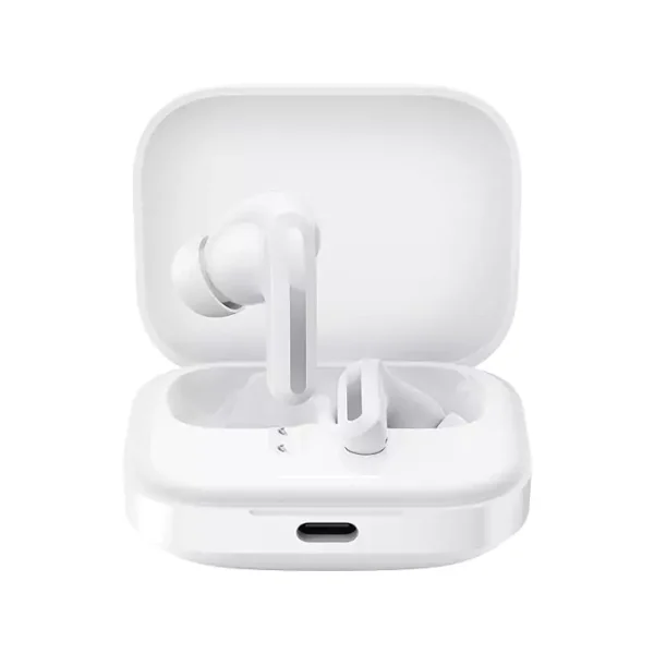 zopic Redmi Buds 5 Truly Wireless white color Bluetooth Ear Buds (TWS) with Upto 46dB Hybrid Noise Cancellation, Dual-Mic AI Call Enhancement,10mins for 4Hours Fast Charging with Upto 38Hrs Playback