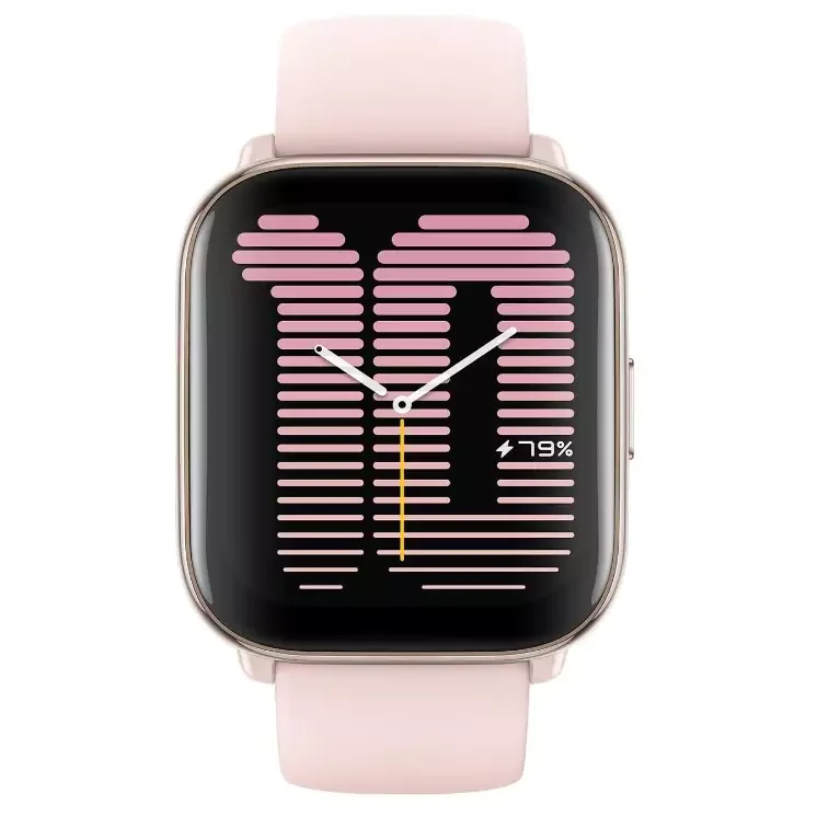 Amazfit Active Smartwatch pink color AI Fitness Exercise Coach, GPS, Bluetooth Calling 14 Day Battery, 1.75 AMOLED Display Fitness Watch for Android & iPhone (30)