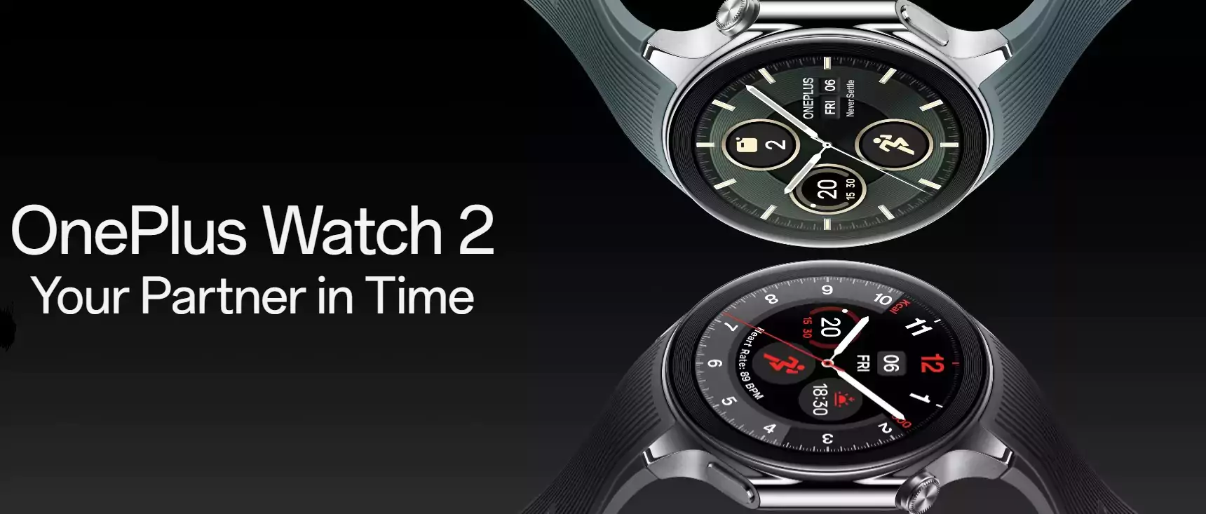 zopic OnePlus Watch 2 Smartwatch Wear OS 4, Snapdragon W5 Chipset, Upto 100hrs battery life, Bluetooth Calling, 1.43’’ AMOLED Display, Stainless Steel & Sapphire Crystal build, Dual Frequency GPS, 5 ATM, IP68