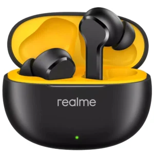 Zopic realme Buds T110 black color Earbuds TWS 38 Hours Total Playback, AI ENC Noise Cancellation for Calls, 10mm Dynamic Bass Drivers, Smart Touch Control, IPX5, 88ms Super Low Latency (1)